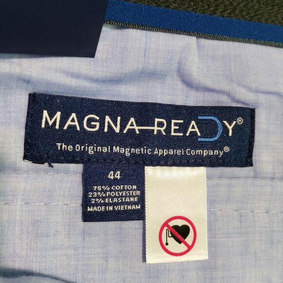 MagnaReady Chino Twill Magnetic Closure Adaptive Shorts Mens 44W Classic Fit - Picture 8 of 14